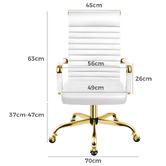 Hoxton Room Milton Faux Leather Executive Chair