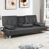Hoxton Room Kyrylo 2 Seater Single Upholstered Sofa Bed