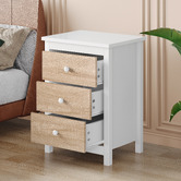 Hoxton Room Geoffrey 3 Drawer Bedside Table