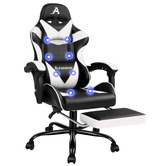 Hoxton Room Aeruth Massage &amp; Gaming Chair with Footrest