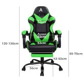 Hoxton Room Aeruth Massage &amp; Gaming Chair with Footrest