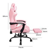 Hoxton Room Aeruth Massage &amp; Gaming Chair with Footrest