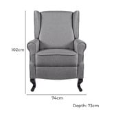 Hoxton Room Philo Recliner Accent Chair