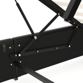 Hoxton Room Philippa Faux Leather Gas Lift Storage Bed
