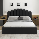 Hoxton Room Philippa Faux Leather Gas Lift Storage Bed