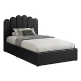 Hoxton Room Philippa Faux Leather Gas Lift Storage Bed