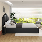 Hoxton Room Philippa Faux Leather Gas Lift Storage Bed