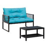 Hoxton Room 2 Seater Zenebe Outdoor Lounge Set