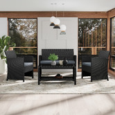 Hoxton Room 4 Seater Matteo Outdoor Lounge Set