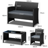 Hoxton Room 4 Seater Matteo Outdoor Lounge Set