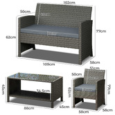 Hoxton Room 4 Seater Matteo Outdoor Lounge Set