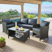 Hoxton Room 4 Seater Adair Outdoor Lounge Set