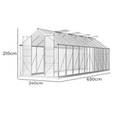 Hoxton Room Lathyrus 2 Door Greenhouse