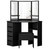 Hoxton Room 2 Piece Sabine Dressing Table &amp; Stool Set