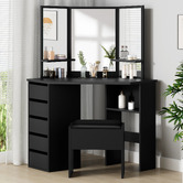 Hoxton Room 2 Piece Sabine Dressing Table &amp; Stool Set