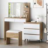 Hoxton Room 2 Piece Ophelia Dressing Table &amp; Stool Set