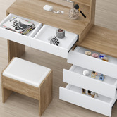 Hoxton Room 2 Piece Ophelia Dressing Table &amp; Stool Set