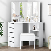 Hoxton Room 2 Piece Sabine Dressing Table &amp; Stool Set