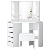 Hoxton Room 2 Piece Sabine Dressing Table &amp; Stool Set