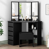Hoxton Room 2 Piece Sabine Dressing Table &amp; Stool Set