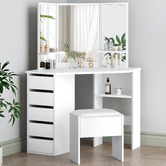 Hoxton Room 2 Piece Sabine Dressing Table &amp; Stool Set