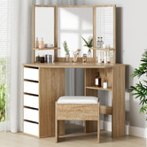 Hoxton Room 2 Piece Sabine Dressing Table &amp; Stool Set