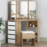 Hoxton Room 2 Piece Sabine Dressing Table &amp; Stool Set