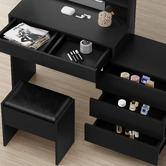 Hoxton Room 2 Piece Ophelia Dressing Table &amp; Stool Set