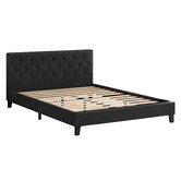 Hoxton Room Charcoal Vernon Upholstered Bed Frame