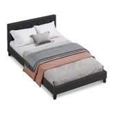 Hoxton Room Charcoal Vernon Upholstered Bed Frame