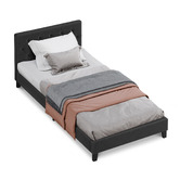 Hoxton Room Charcoal Vernon Upholstered Bed Frame