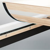 Hoxton Room White Vernon Faux Leather Bed Frame