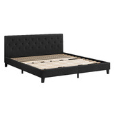 Hoxton Room Charcoal Vernon Upholstered Bed Frame