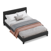Hoxton Room Charcoal Vernon Upholstered Bed Frame