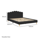Hoxton Room Philippa Faux Leather Bed Frame