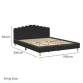 Hoxton Room Philippa Faux Leather Bed Frame