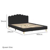 Hoxton Room Philippa Faux Leather Bed Frame