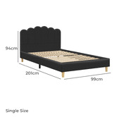 Hoxton Room Philippa Faux Leather Bed Frame