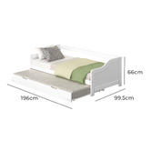 Hoxton Room Nadine Single Daybed with Trundle