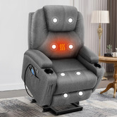 Hoxton Room Burke Upholstered Recliner Armchair