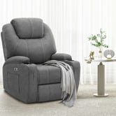 Hoxton Room Burke Upholstered Recliner Armchair
