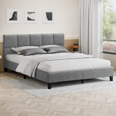 Hoxton Room Grey Cassandra Upholstered Bed