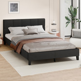 Hoxton Room Black Cassandra Upholstered Bed