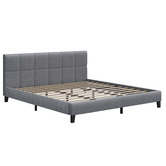 Hoxton Room Grey Cassandra Upholstered Bed