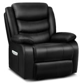 Hoxton Room Kehinde Faux Leather Recliner Armchair