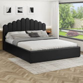 Hoxton Room Philippa Faux Leather Gas Lift Storage Bed