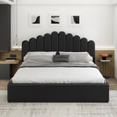 Hoxton Room Philippa Faux Leather Gas Lift Storage Bed