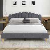 Hoxton Room Grey Philippa Upholstered Bed