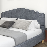 Hoxton Room Grey Philippa Upholstered Bed