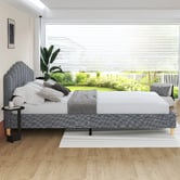 Hoxton Room Grey Philippa Upholstered Bed